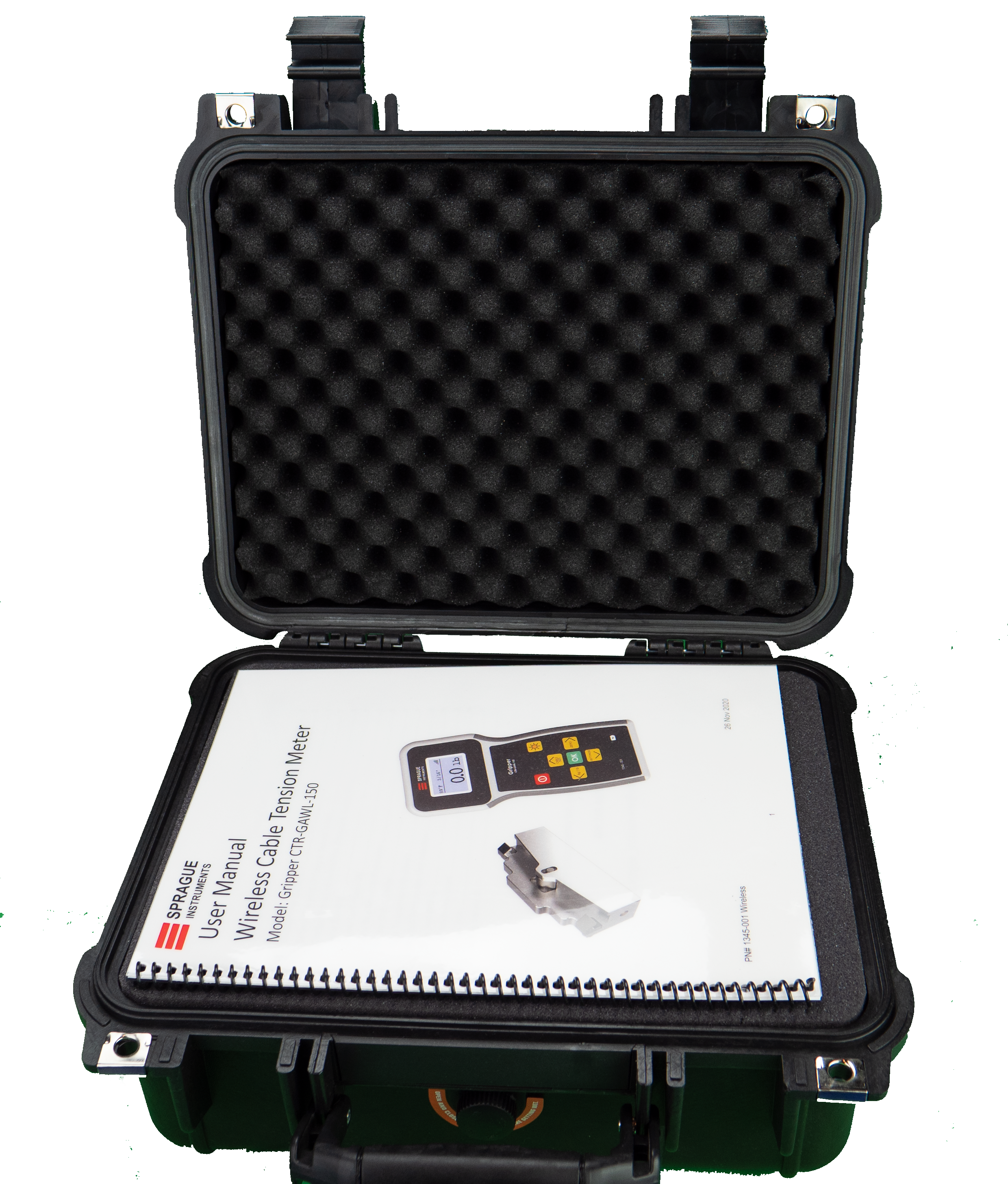 Includes carrying case with an easy-to-read, manual